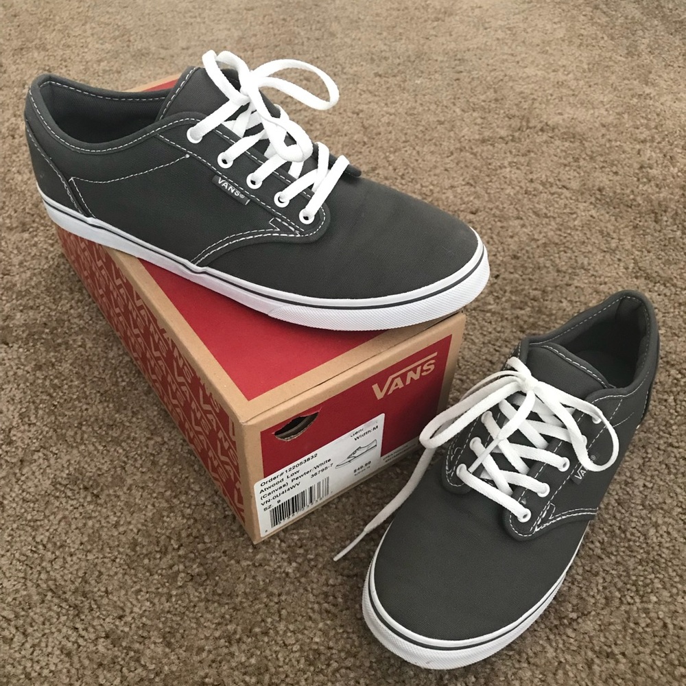 Women’s Atwood Low Vans Grey - Size 9